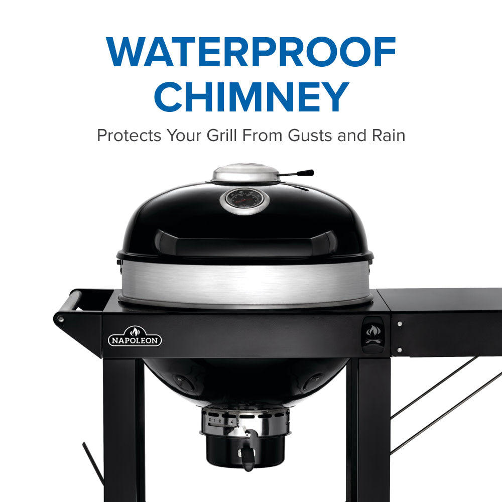 Napoleon Pro Cart Charcoal Kettle Grill PRO22K-CART-3
