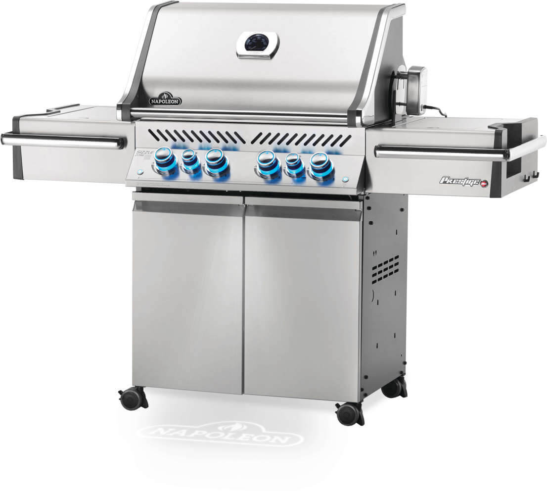 Napoleon Prestige 500 RSIB Gray Natural Gas Grill w/ Infrared Side & Rear Burners P500RSIBNCH-3