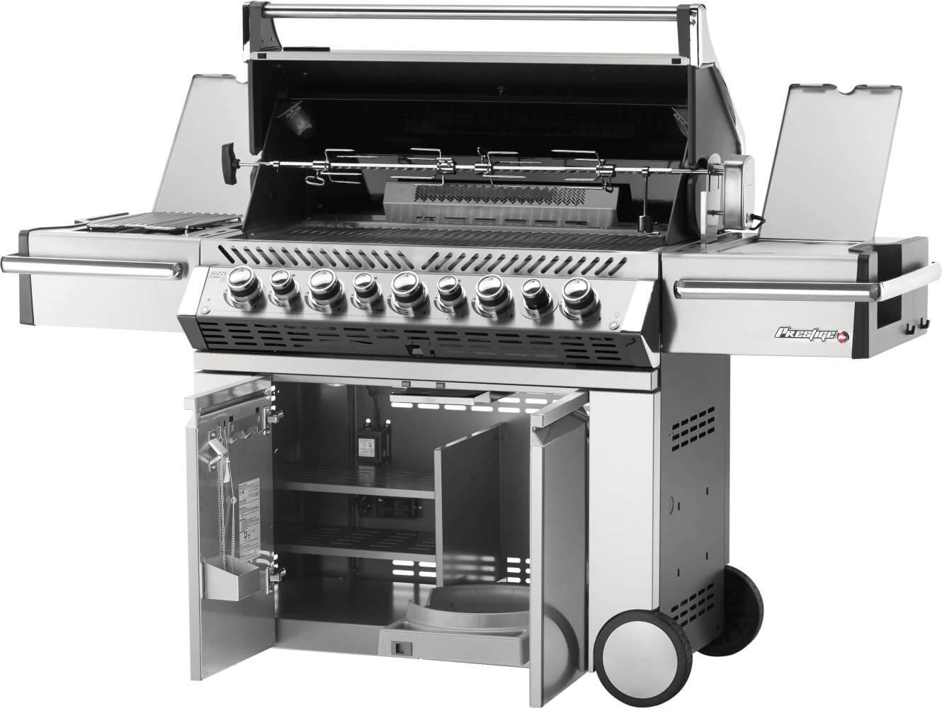 Napoleon Prestige PRO™ 665 RSIB Natural Gas Grill w/ Infrared Rear & Side Burners PRO665RSIBNSS-3