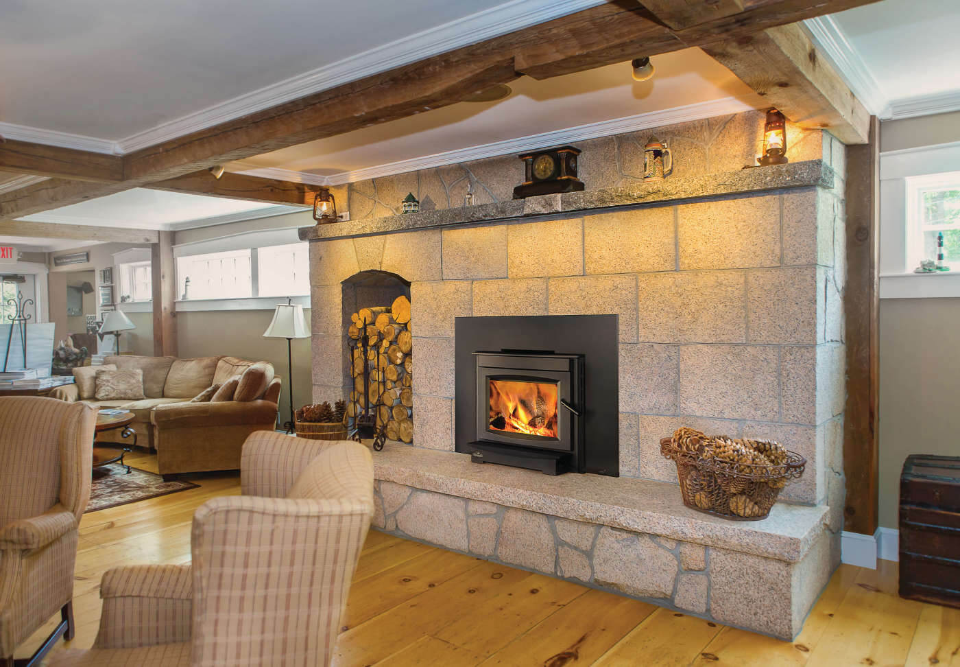 Napoleon S25i Wood Burning Insert with Contemporary Design S25I