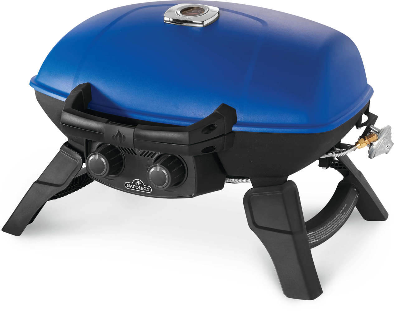 Napoleon TravelQ 285 with Griddle Portable Liquid Propane Gas Grill TQ285-BL-1