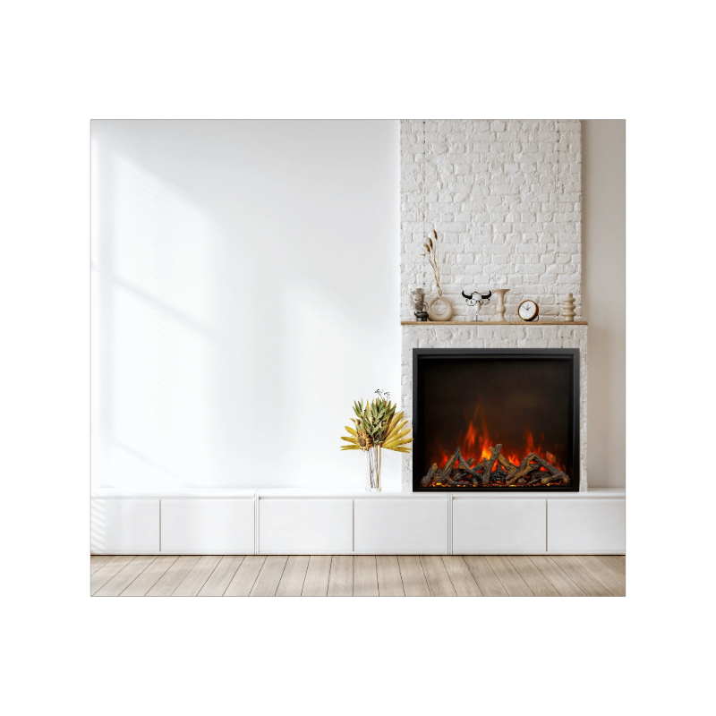 Amantii 30" Lumina Traditional Series Electric Fireplace TRD-30-LUMINA