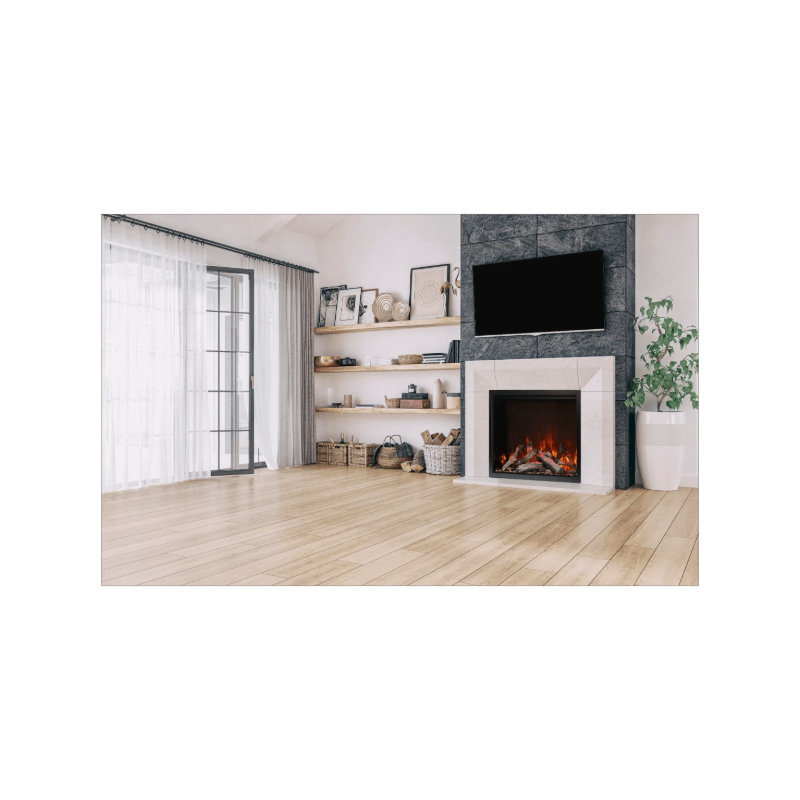 Amantii 30" Lumina Traditional Series Electric Fireplace TRD-30-LUMINA