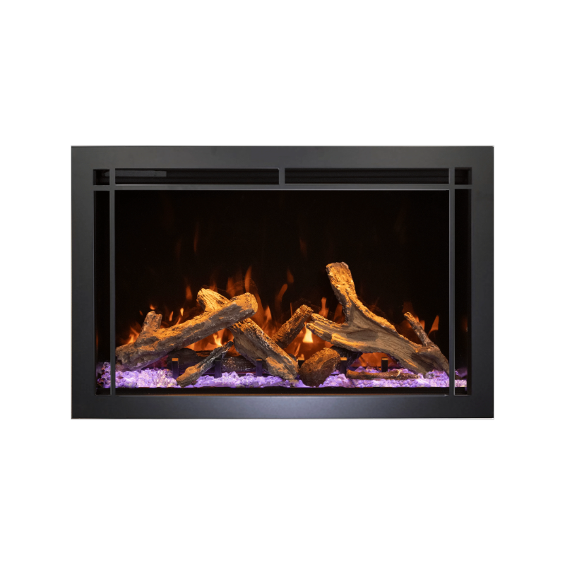 Amantii 30" Lumina Traditional Series Electric Fireplace TRD-30-LUMINA