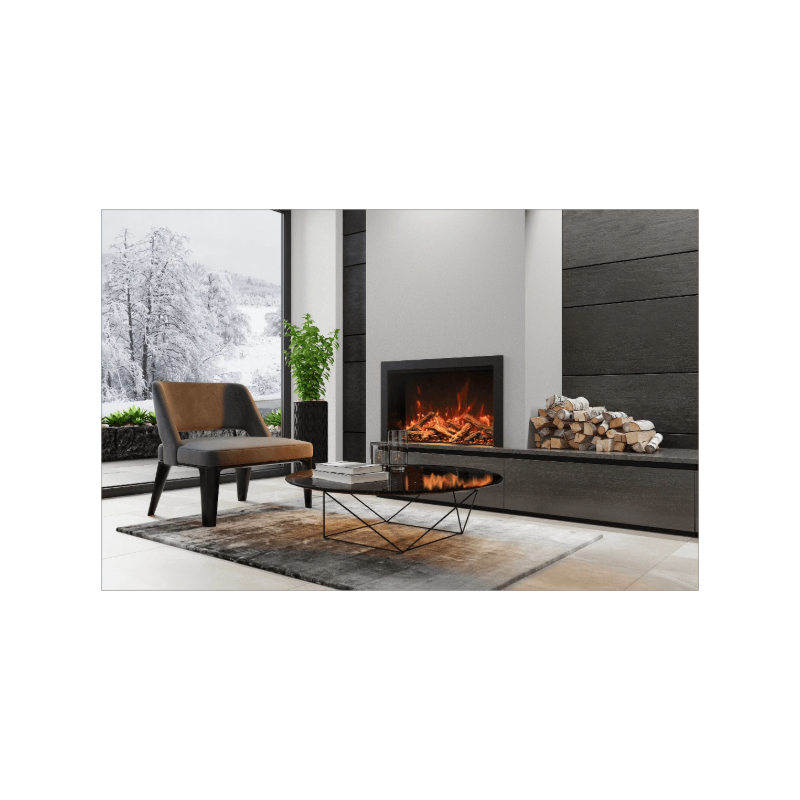 Amantii 30" Lumina Traditional Series Electric Fireplace TRD-30-LUMINA