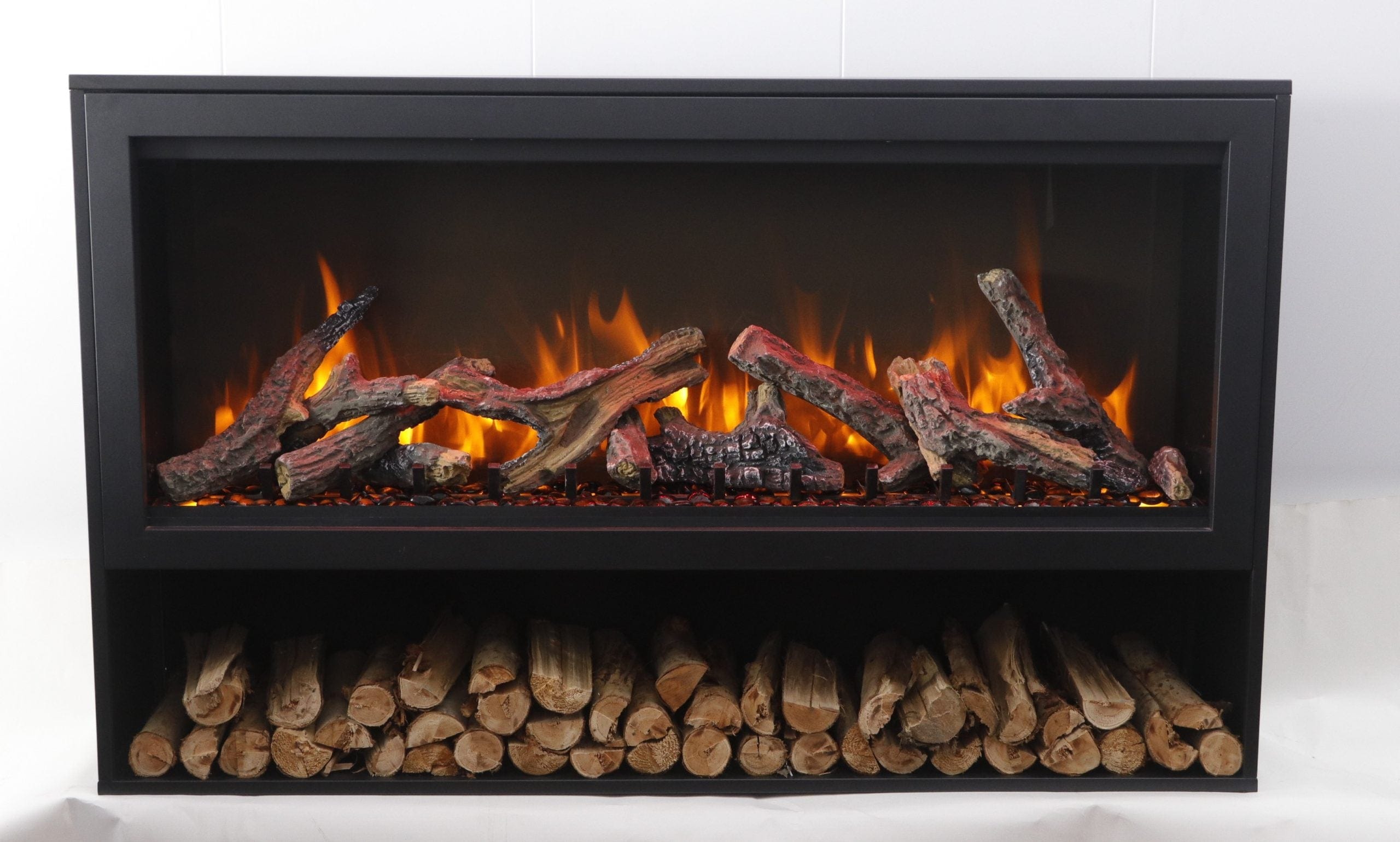 Amantii 26-inch Black Contemporary Pedestal Display TRD-26-BLK-PDS