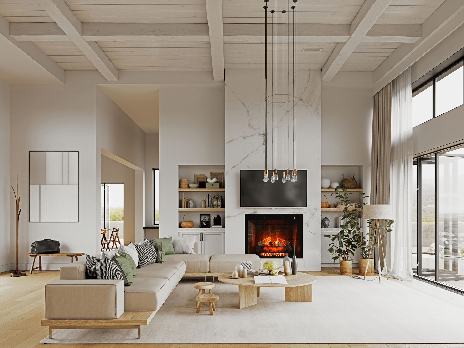 Amantii 33-inch Fire and Ice Electric Fireplace CE33