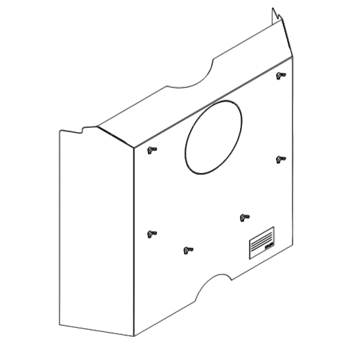Amantii Reduce Clearance Heat Shield for Lynwood Wood Stove 70.02791.000