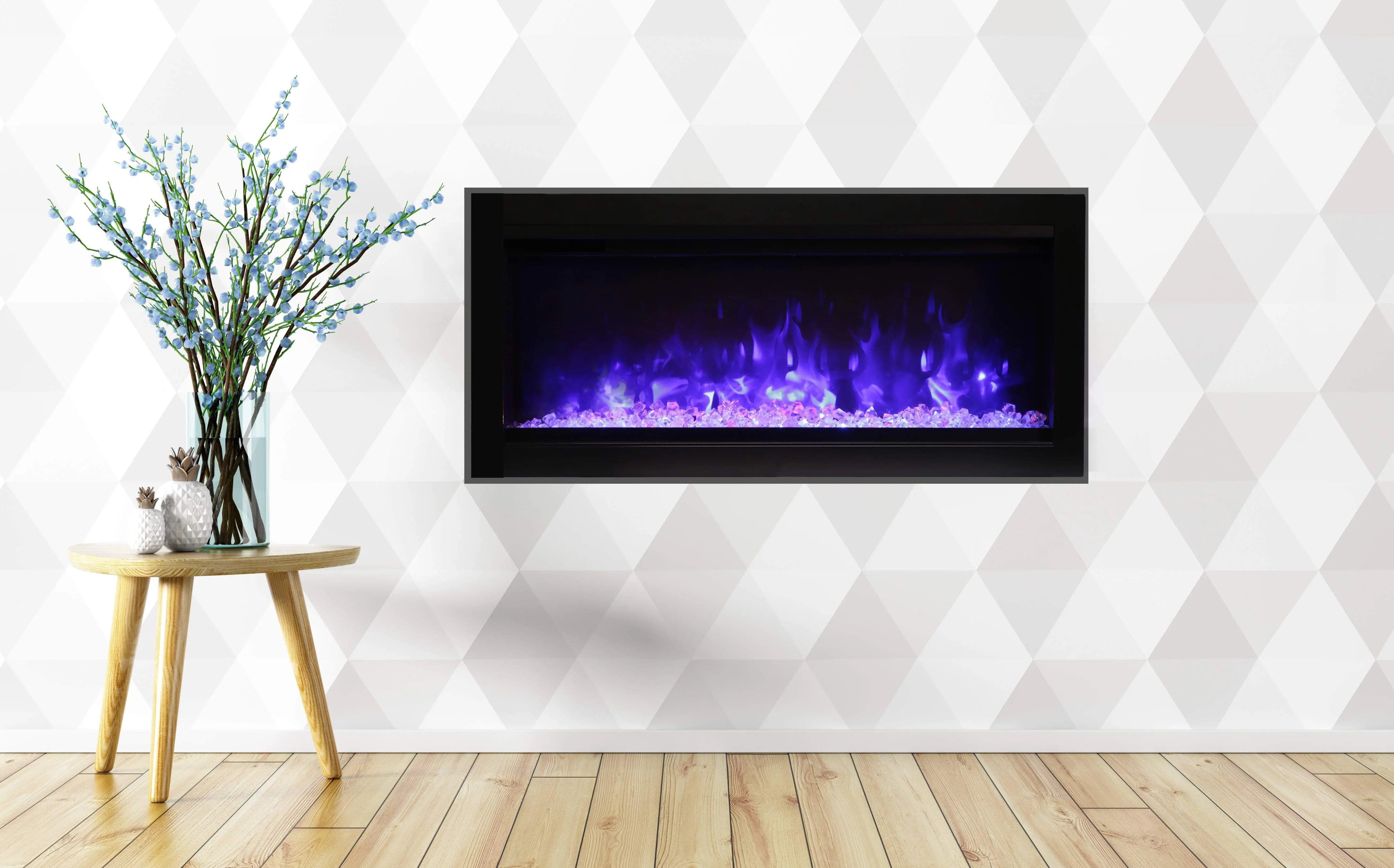Amantii Symmetry B 34" Electric Fireplace SYM-34-B