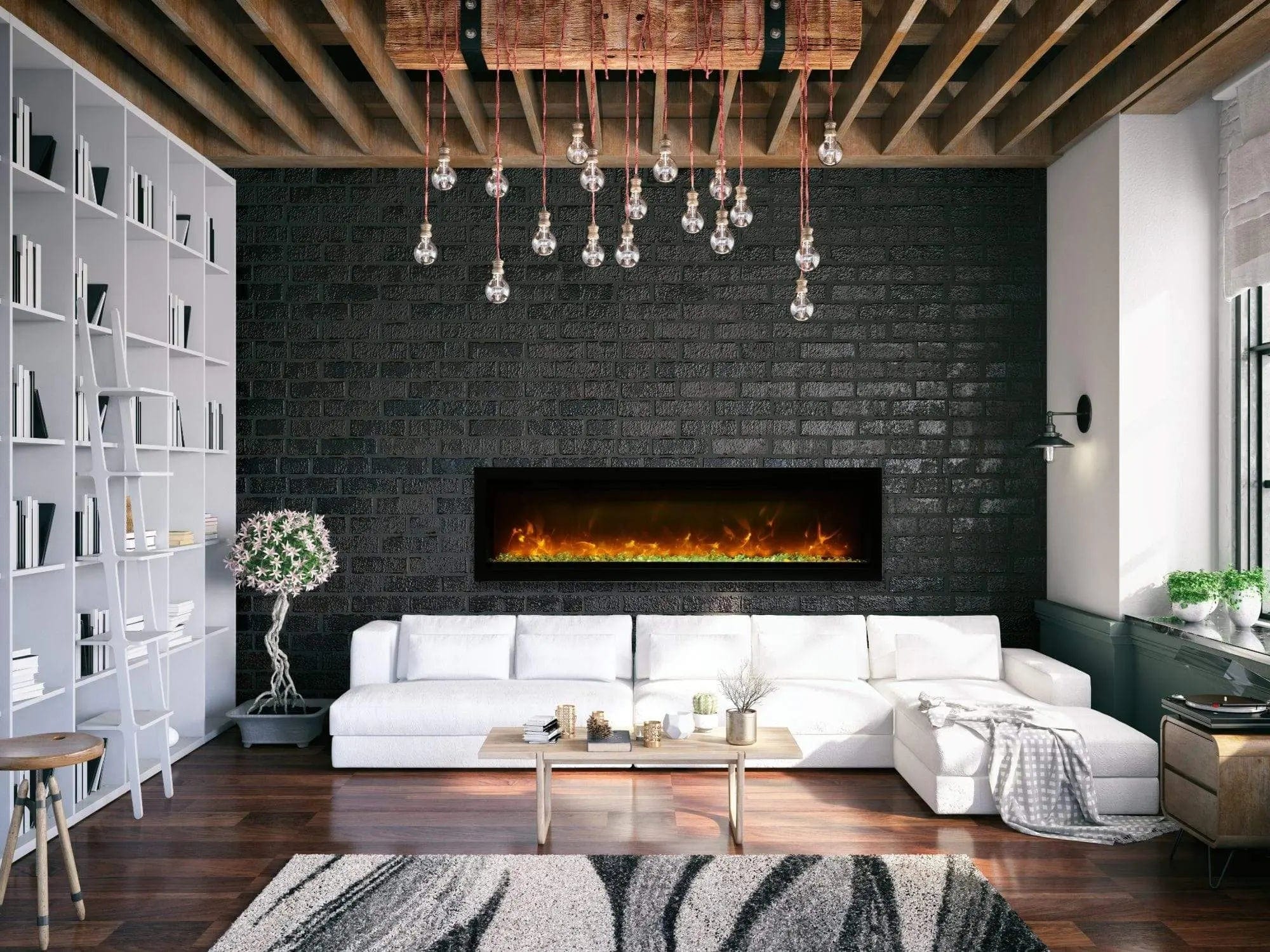 Amantii Symmetry B 60" Electric Fireplace SYM-60-B