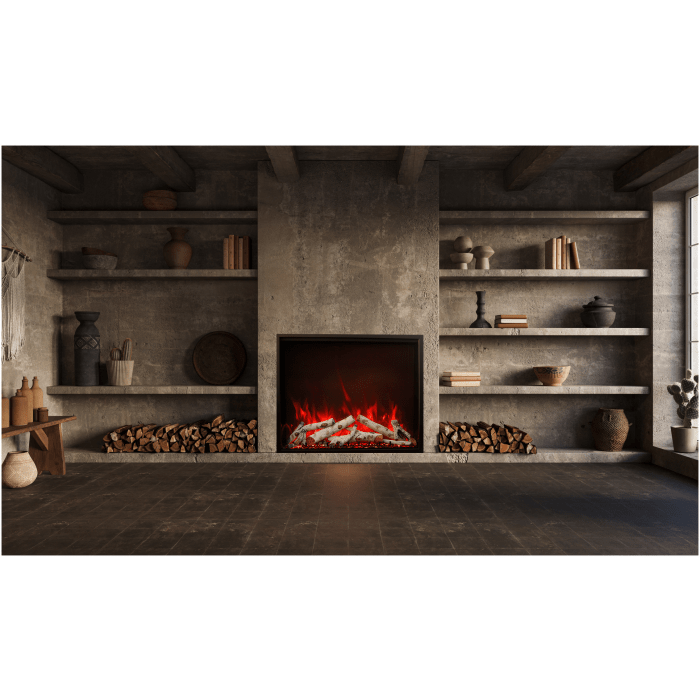 Amantii TRD Bespoke 48-inch Electric Fireplace TRD-48-BESPOKE