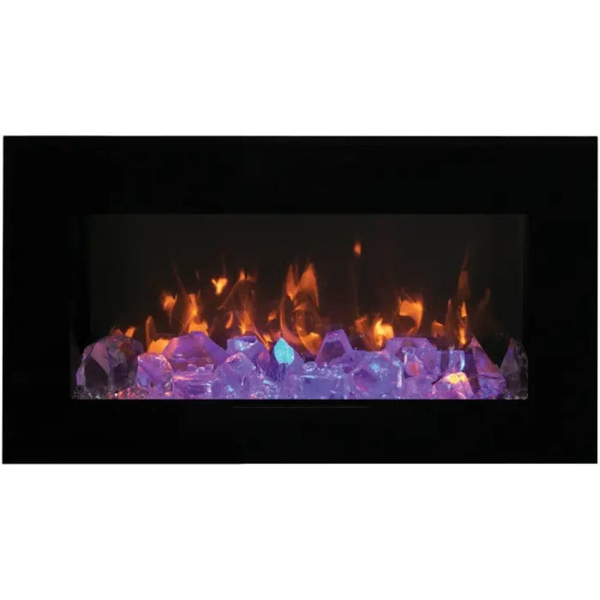 Amantii Wall Mount/Flush Mount 50" Electric Fireplace WM-FM-50-BG