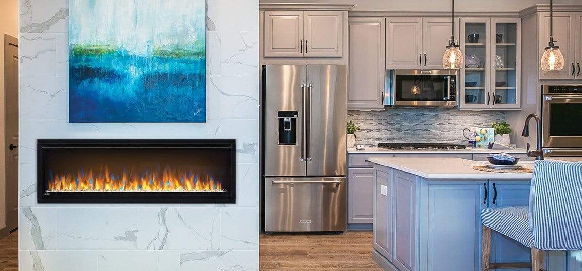 Napoleon Alluravision™ 50 Slimline Electric Fireplace NEFL50CHS-1