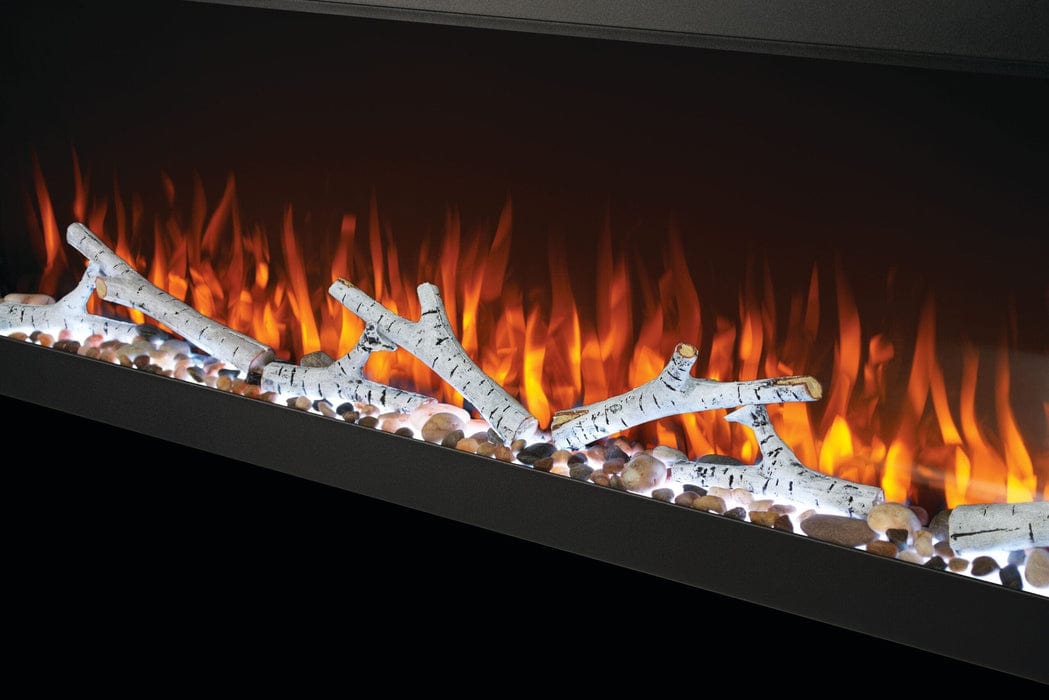 Napoleon Birch Log Set with Rocks For 50-Inch Trivista Pictura Series Electric Fireplace NEF-BLRAK50