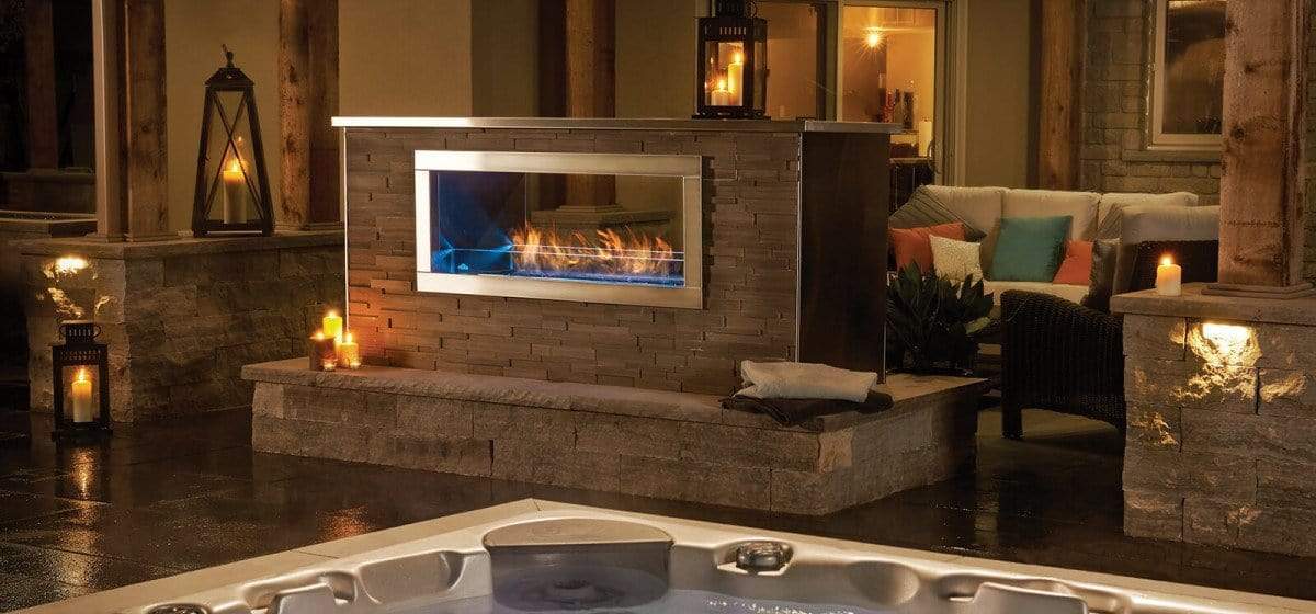 Napoleon Galaxy 48 Single Sided Outdoor Gas Fireplace GSS48E
