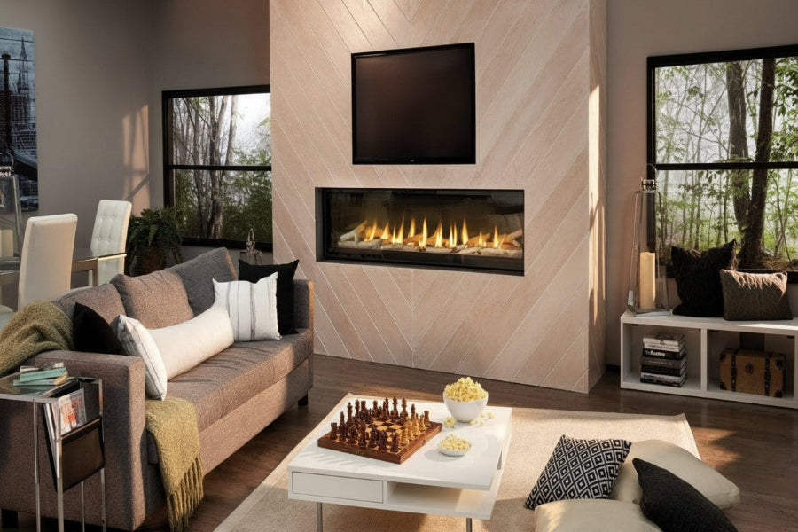 Napoleon Luxuria™ 74 Single-Sided Direct Vent Gas Fireplace LVX74