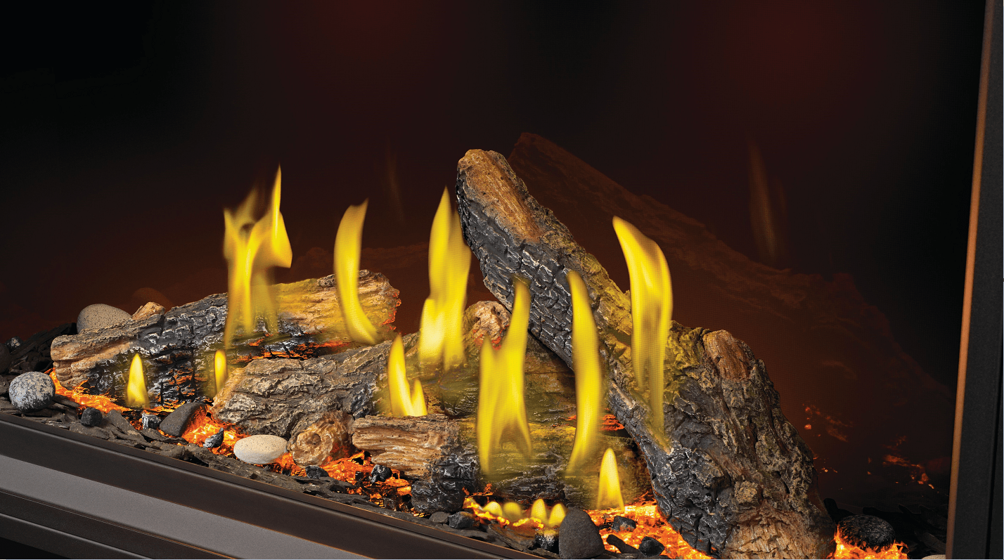 Napoleon Oak Luminous Log Burner Kit with Woodland Media Kit OLKTLV62L