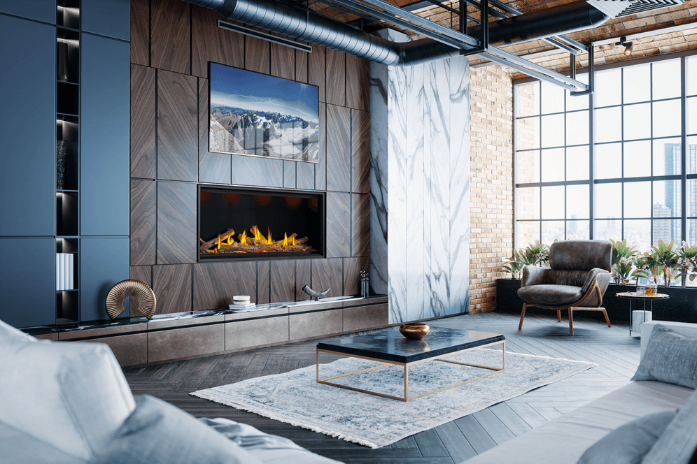 Napoleon Tall Linear Vector ™ Series 62" Direct Vent Gas Fireplace TLV62N