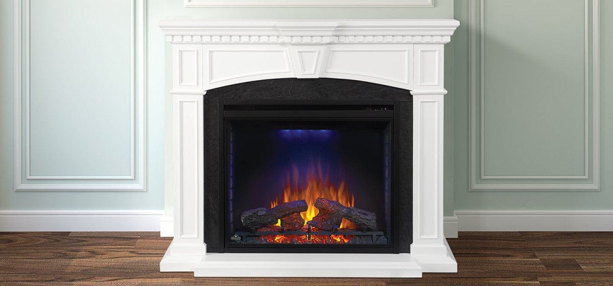 Napoleon The Taylor Electric Fireplace Mantel Package NEFP33-0214W