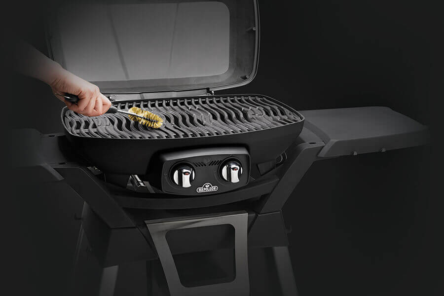 Napoleon Three-Sided Grill Brush with Bottle Opener 62012