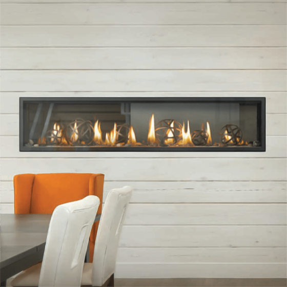Napoleon Vector 74" See-Thru Direct Vent Fireplace LV74