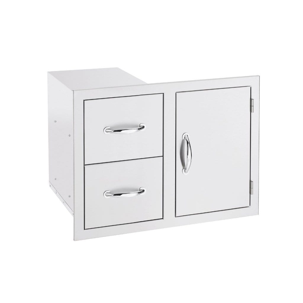 Summerset 30"/33"/36"/42" Stainless Steel 2-Drawer & Access Door Combo SSDC2