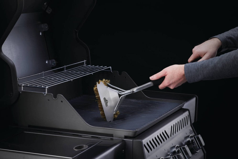 Napoleon Triple-Row Grill Brush with Brass Bristles 62058