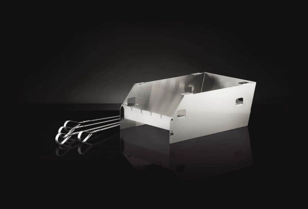 Napoleon Side Burner Large Windshield with Skewer Rack 71301