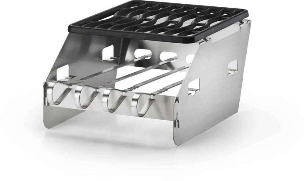 Napoleon Side Burner Small Windshield with Skewer Rack 71302