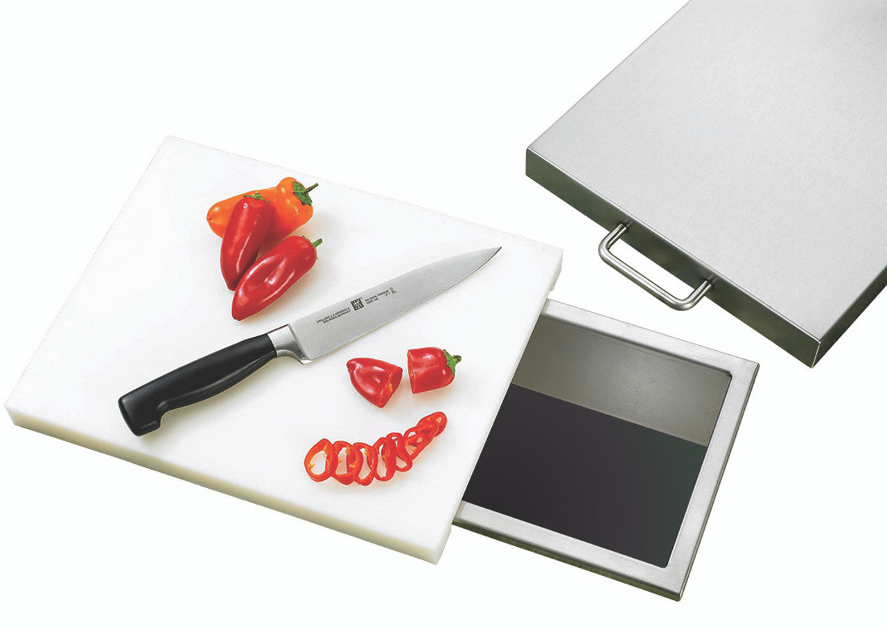 Summerset 14x10-inch Trash Chute & Cutting Board w/ Lid - SSTC-14