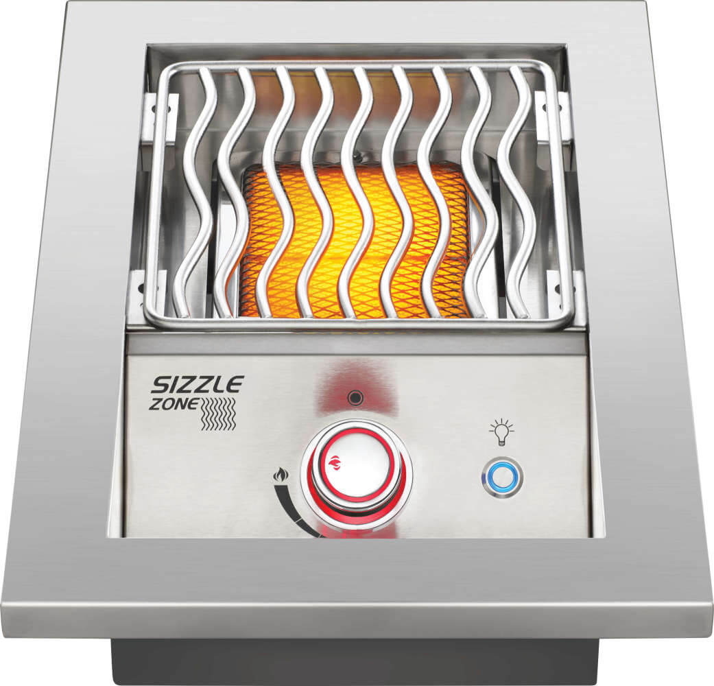 Napoleon Built-In 700 Series Stainless Steel Single Infrared Burner with Stainless Steel Cover BIB10IR