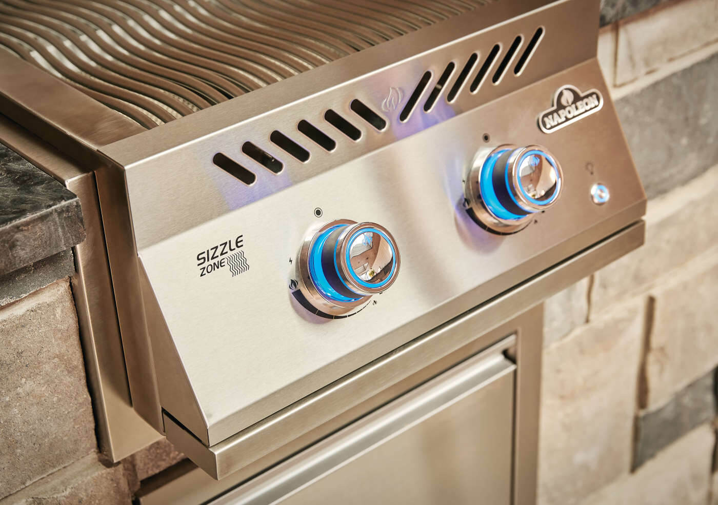 Napoleon Built-In 700 Series Stainless Steel Dual Infrared Burner with Stainless Steel Cover BIB18IR
