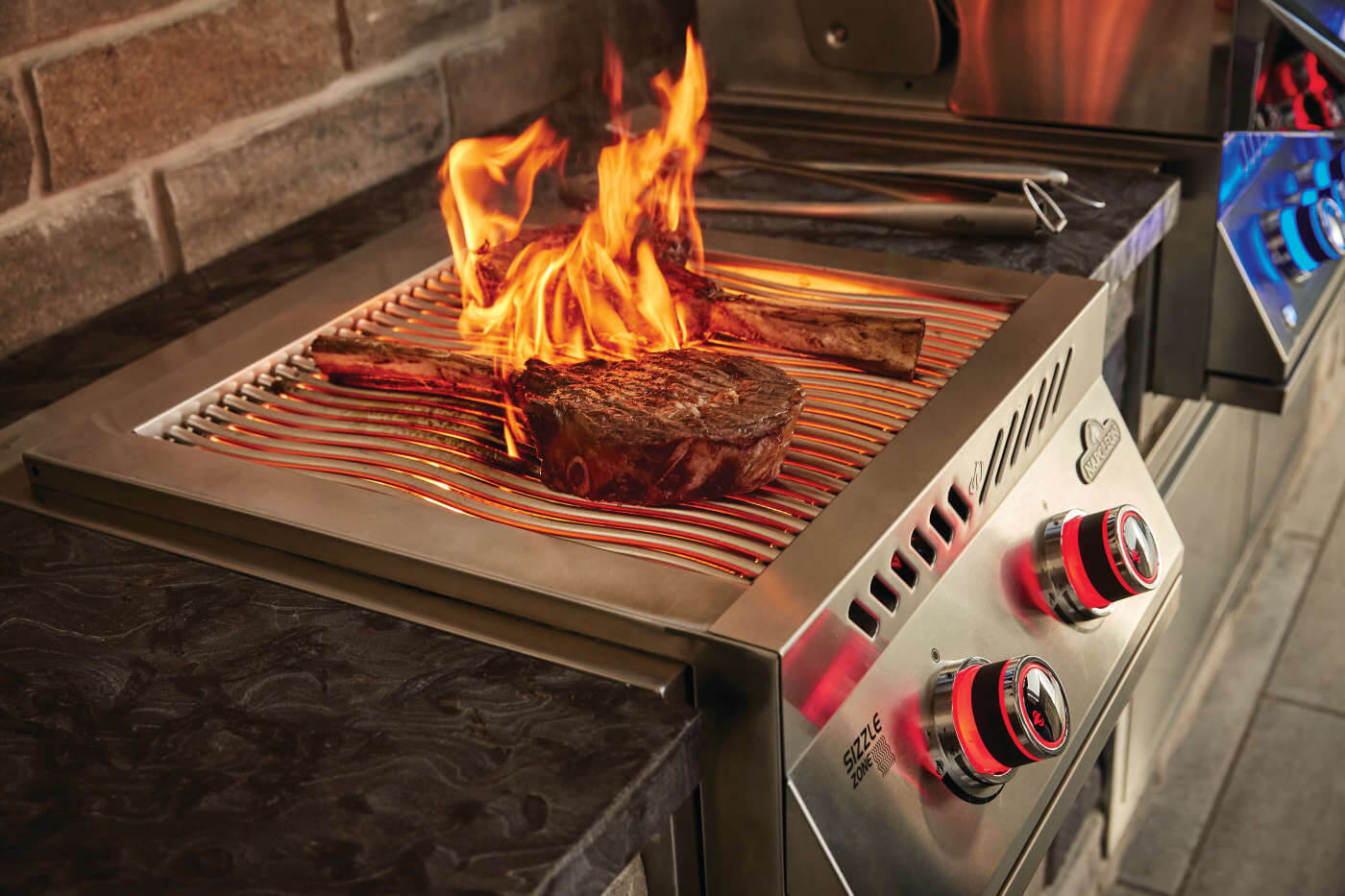 Napoleon Built-In 700 Series Stainless Steel Dual Infrared Burner with Stainless Steel Cover BIB18IR