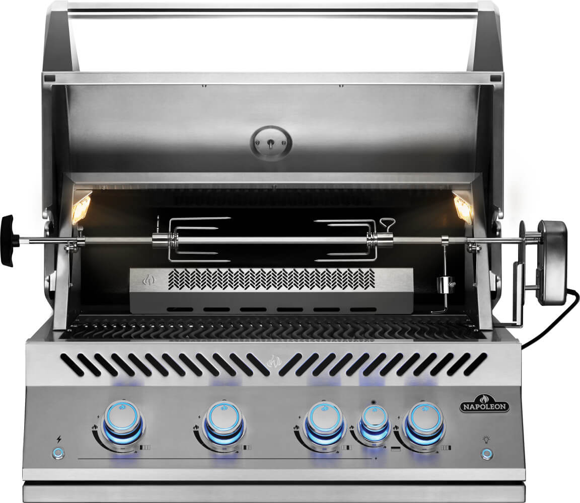 Napoleon 700 Series 32 RB with Infrared Rear Burner Stainless Steel Built-In Gas Grill BIG32RB