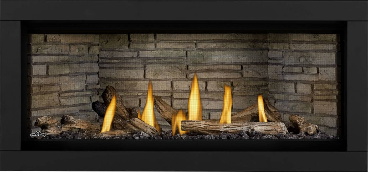 Napoleon Driftwood High Definition Logs For 46-Inch Ascent Linear Premium Fireplace DLKBLP46