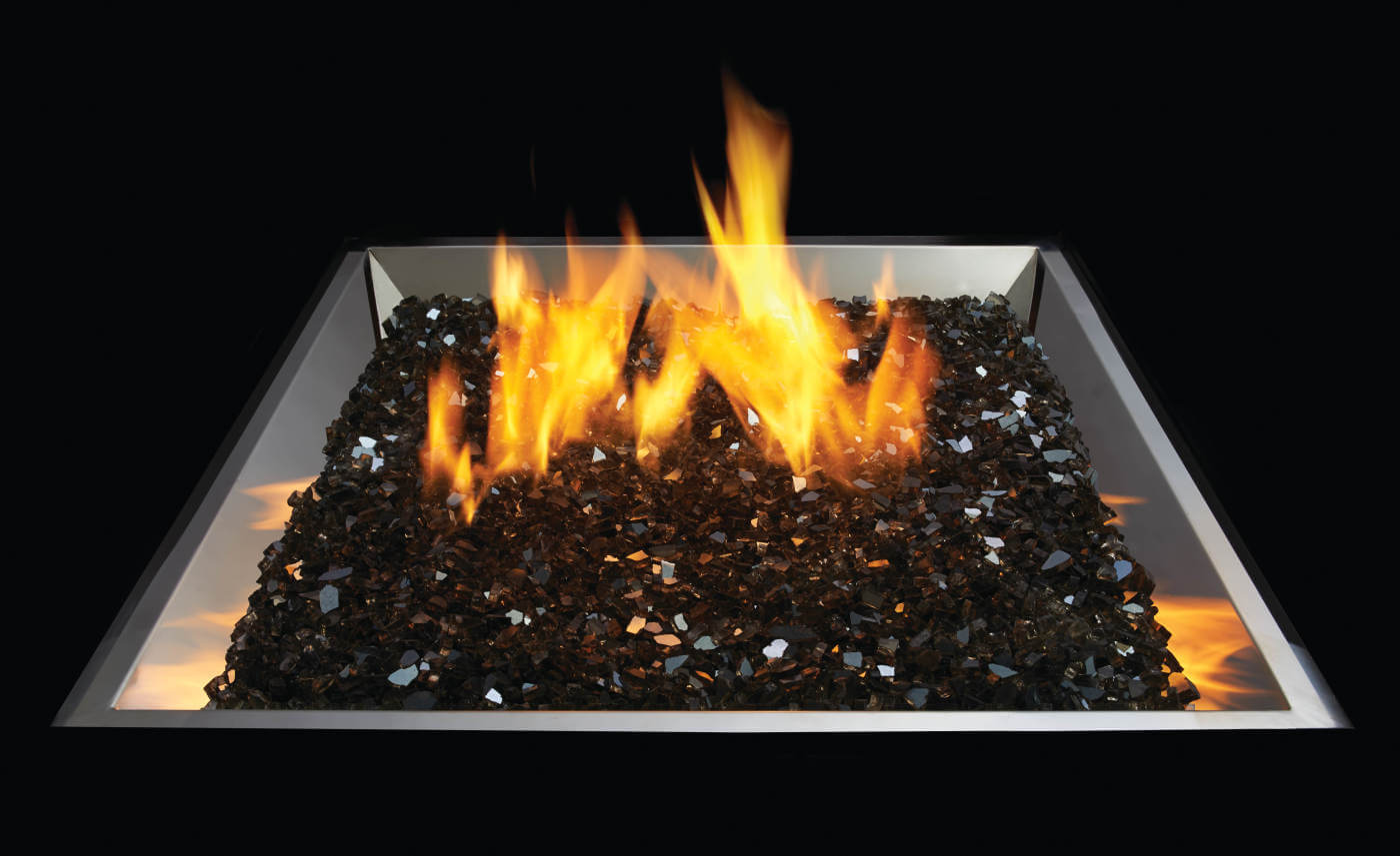 Napoleon 24" Stainless Steel Square Patioflame Fire Pit Burner System GPFS60