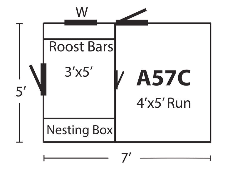 Hen House Chicken Coop A57C