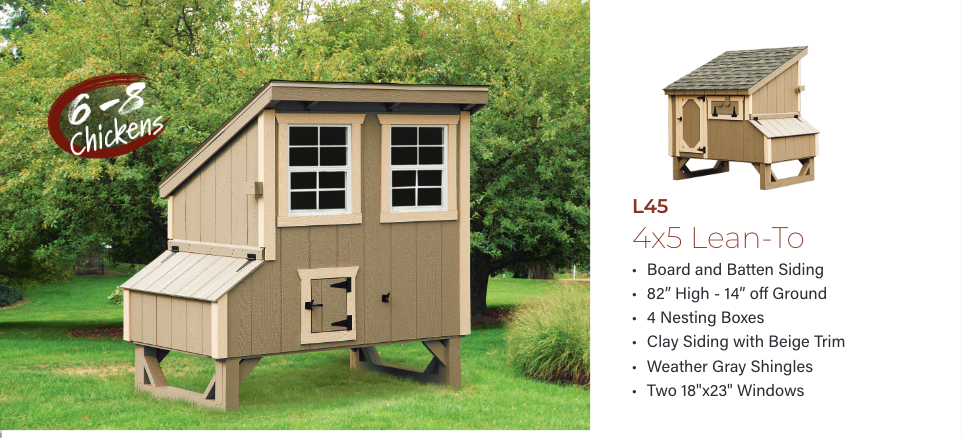 Hen House Chicken Coop L45