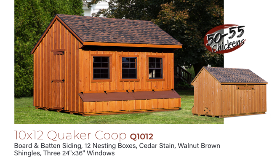 Hen House Chicken Coop Q1012