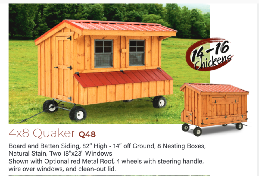 Hen House Chicken Coop Q48