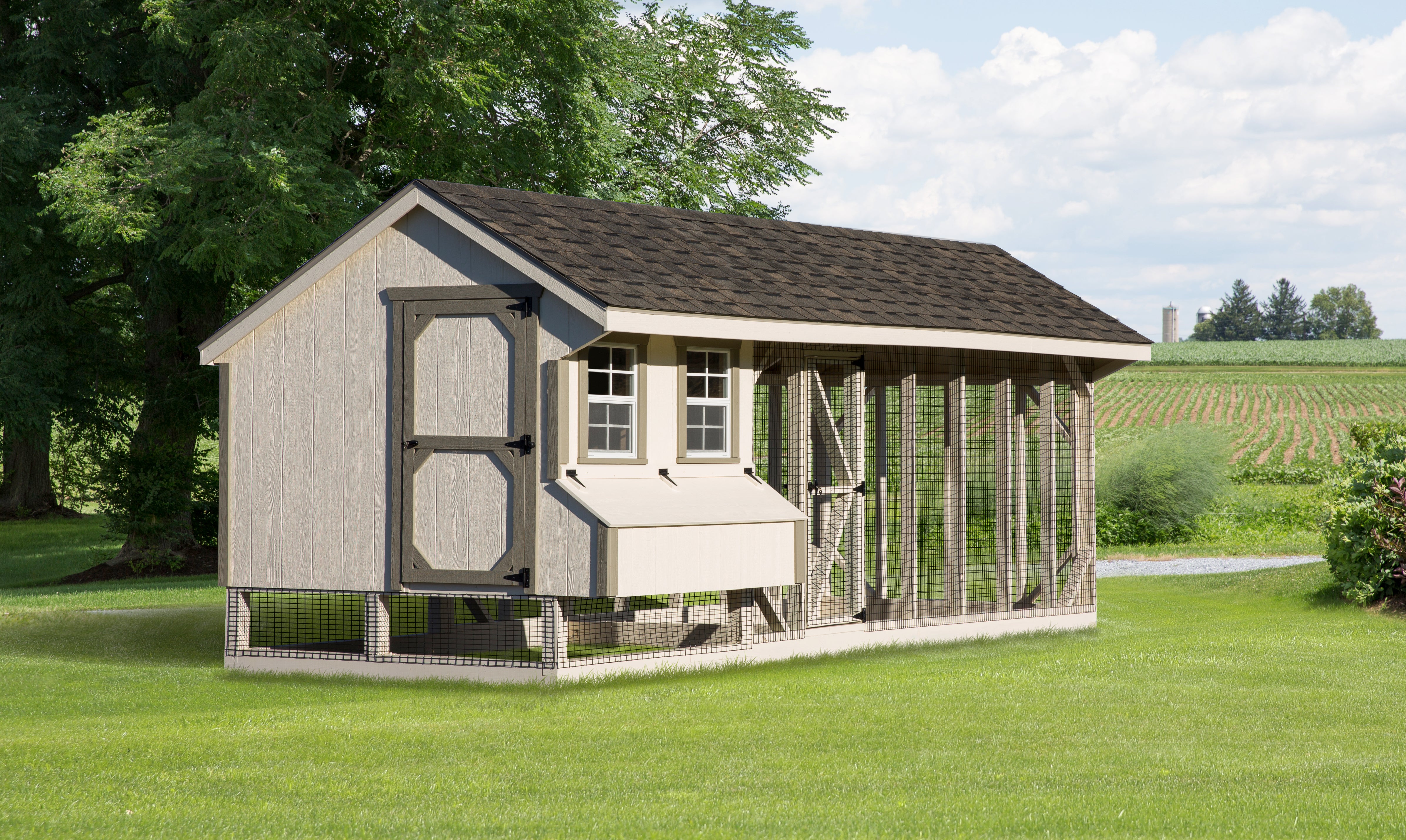 Hen House Chicken Coop Combination Quaker Q720C