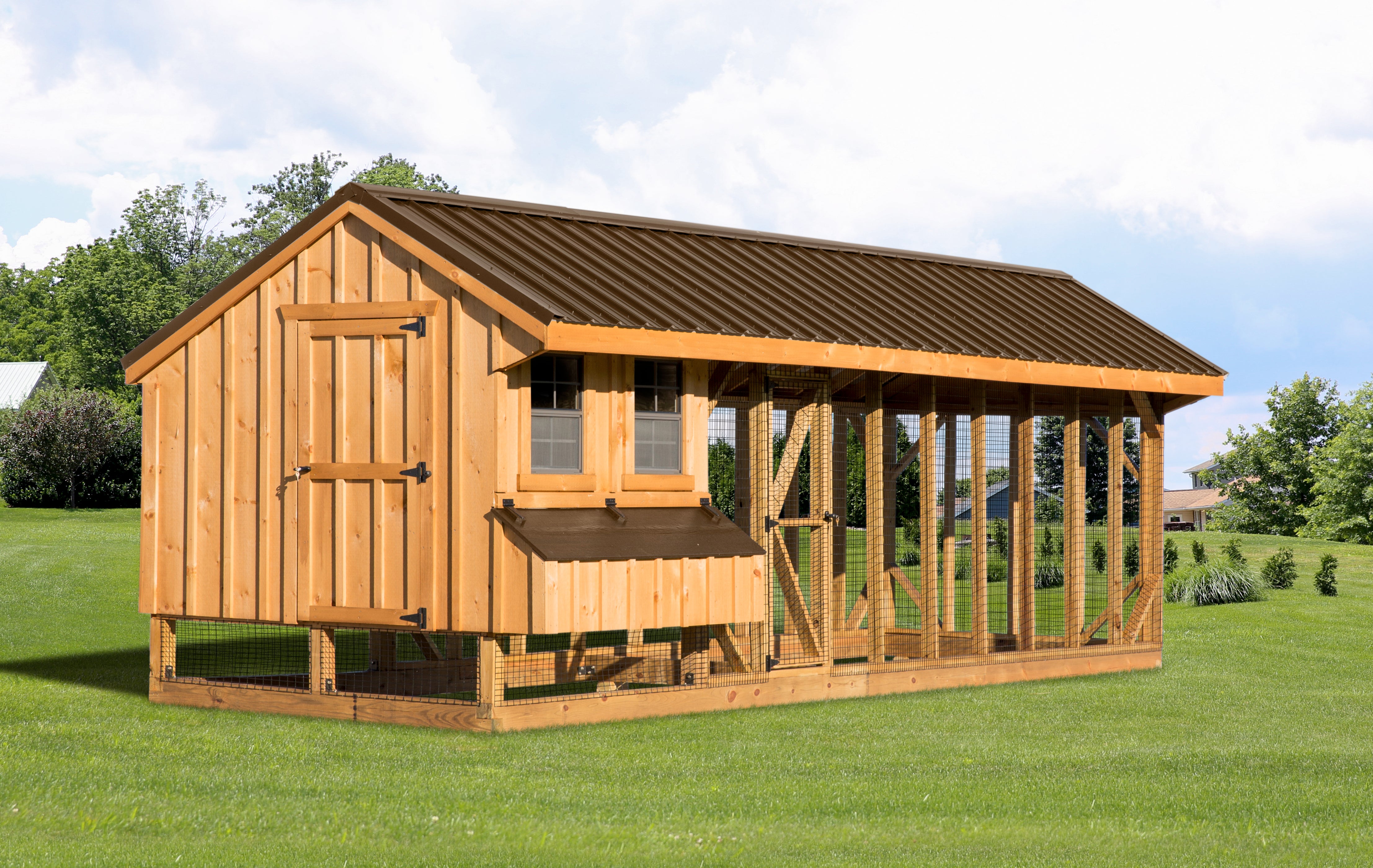 Hen House Chicken Coop Combination Quaker Q724C