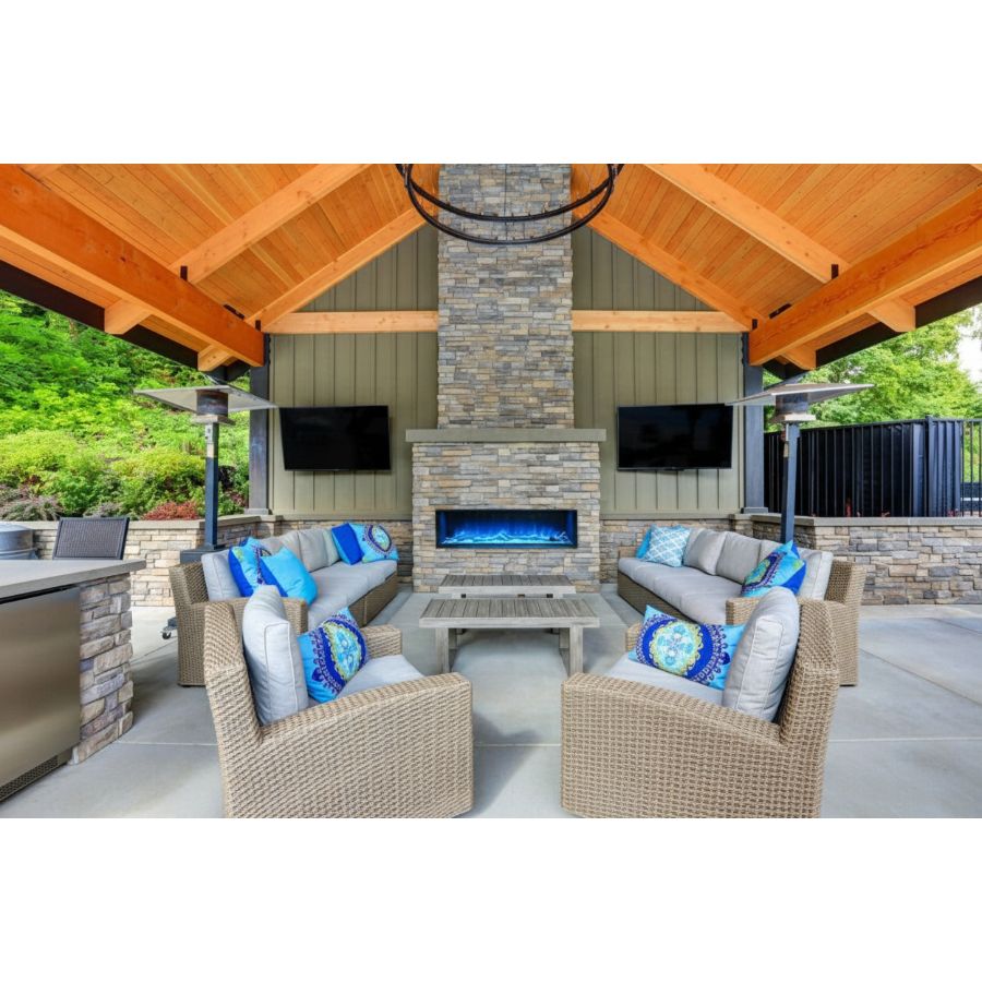 Modern Flames 96" LANDSCAPE PRO MULTI-SIDEED BUILT-IN FIREPLACE LPM-9616