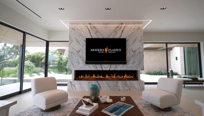 Modern Flames 120" ORION MULTI VIRTUAL ELECTRIC FIREPLACE OR120-MULTI
