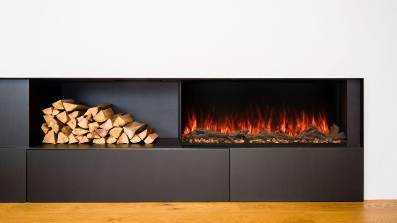 Modern Flames 96" LANDSCAPE PRO MULTI-SIDEED BUILT-IN FIREPLACE LPM-9616