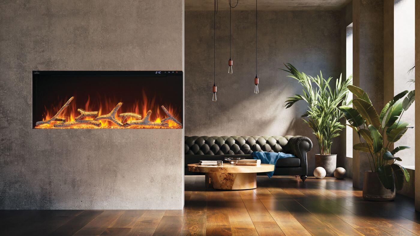 Napoleon Astound 62-inch Wall Mounted Electric Fireplace NEFL62AB