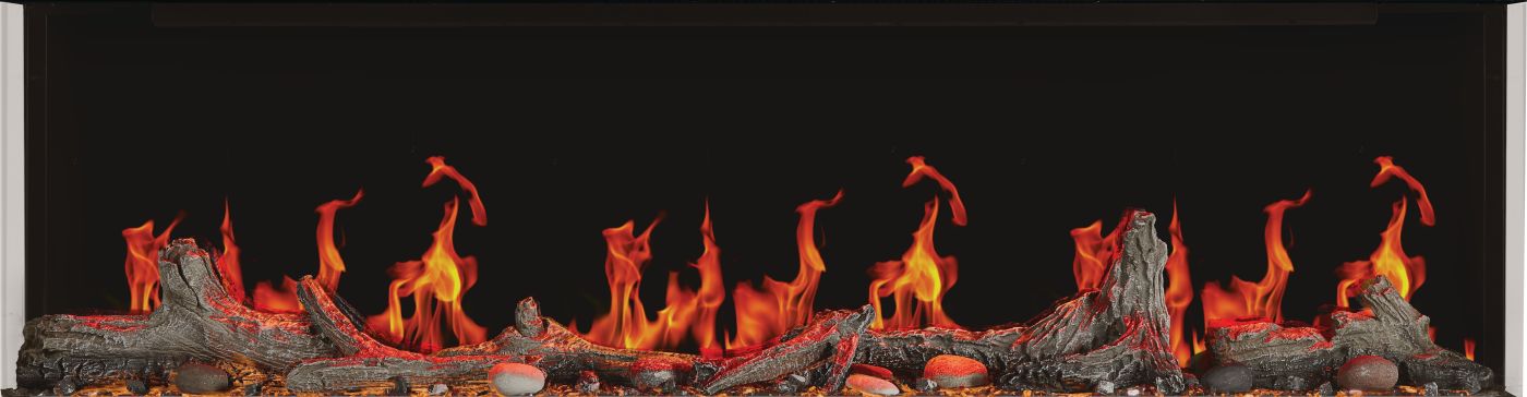 Napoleon Luminex 65-inch Built-In LCD Electric Fireplace NEFL65LCD-3SV