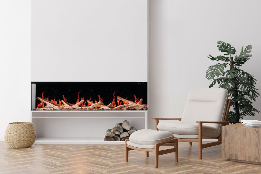 Napoleon Luminex 65-inch Built-In LCD Electric Fireplace NEFL65LCD-3SV