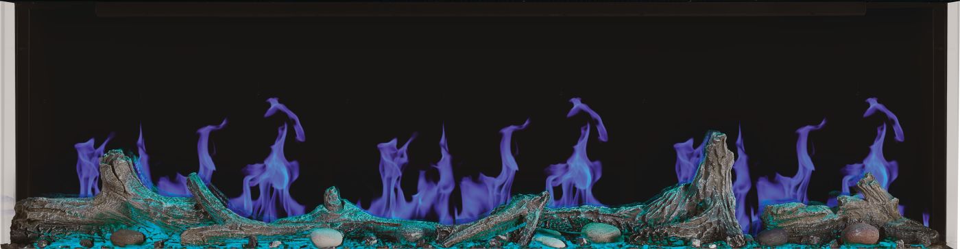 Napoleon Luminex 65-inch Built-In LCD Electric Fireplace NEFL65LCD-3SV