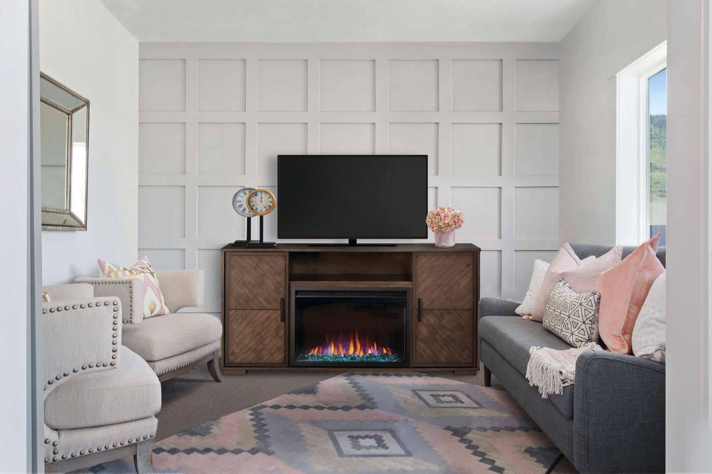 Napoleon The Hayworth Electric Fireplace Media Console NEFP30-3620RLB